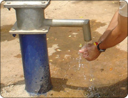 Pumping water in Andhra Pradesh